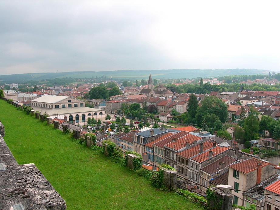 Blick von der Bischhofsresidenz auf die Stadt