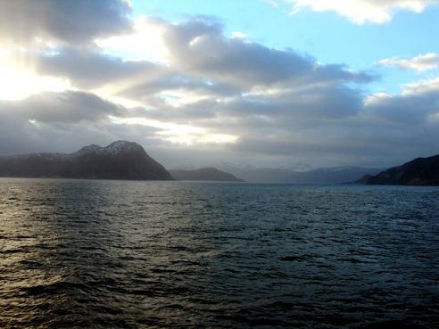 Unterwegs auf offener See